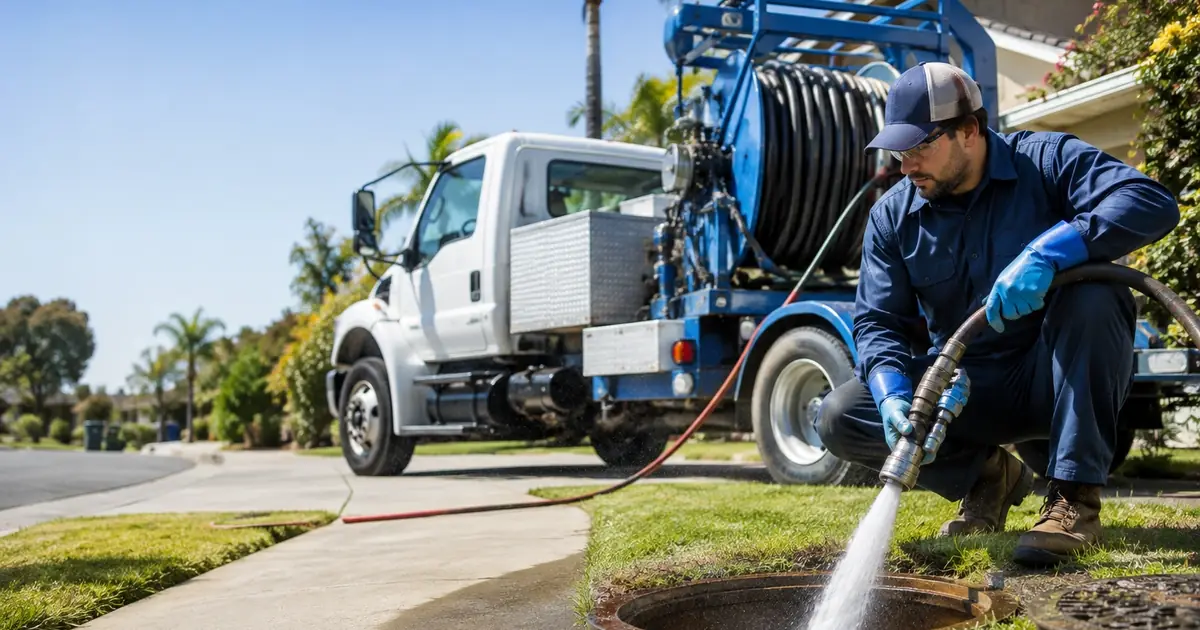 Hydro jet sewer cleaning Morro Bay