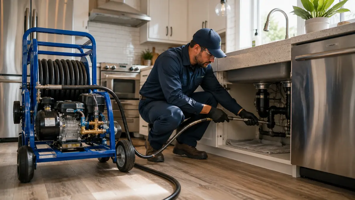Kitchen Drain Hydro Jetting in Morro Bay