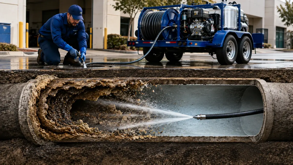 Sewer Pipe Descaling in Morro Bay